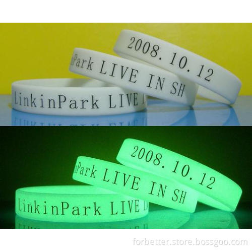 Glow in The Dark Silicone Bracelets